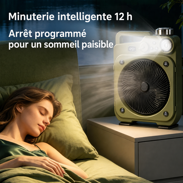 Minuterie 12 heures du ventilateur E5