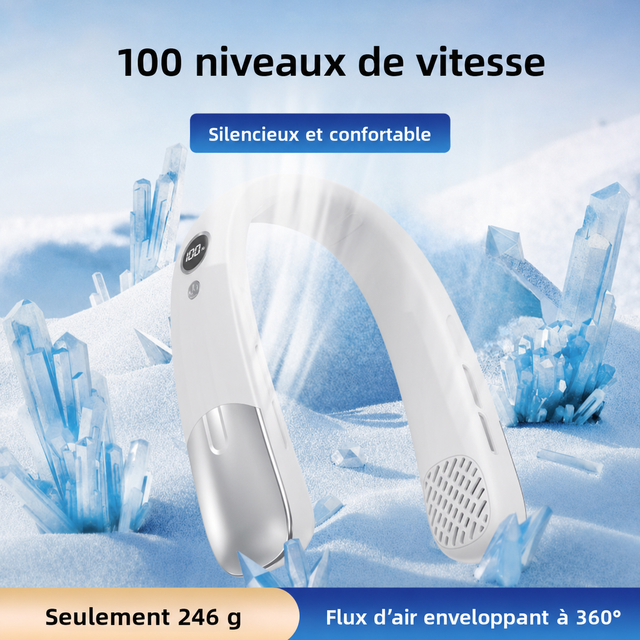 Ventilateur de cou W7 – 100 vitesses
