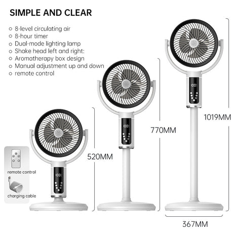 EnergyBoost E2 Pedestal Fan view 9
