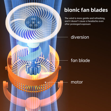 EnergyBoost E3 Pedestal Fan view 9