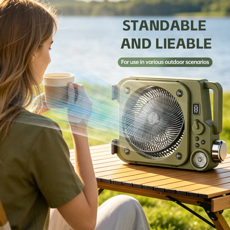 EnergyBoost E5 Pedestal Fan view 2