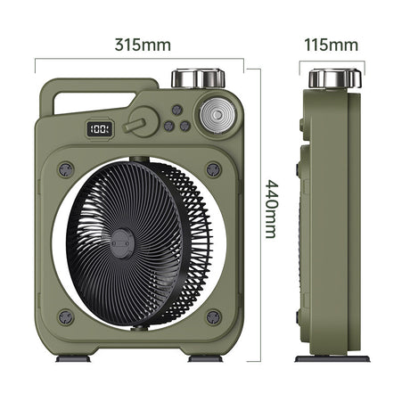 EnergyBoost E5 Pedestal Fan view 18