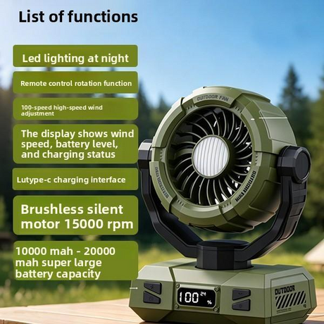 EnergyBoost W8 Pedestal Fan view 4