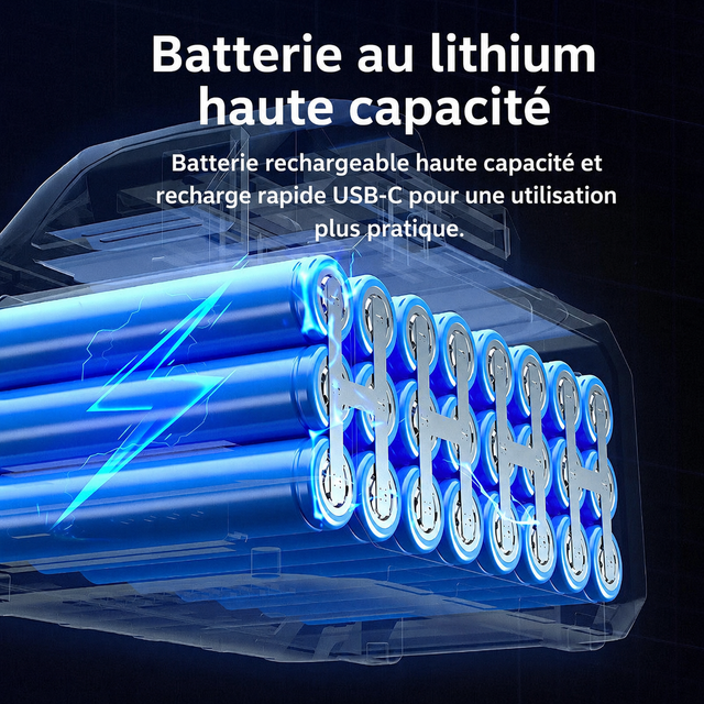 Batterie rechargeable du ventilateur E1
