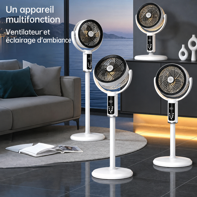 Ventilateur E2 avec éclairage d’ambiance