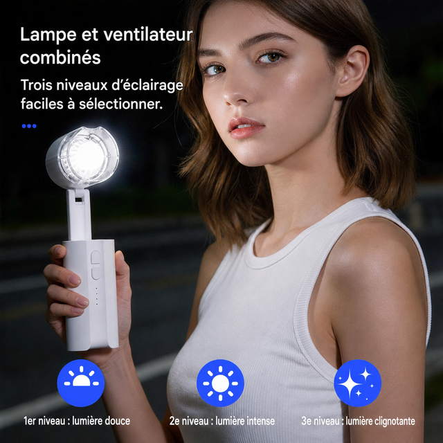 EnergyBoost W11 – trois niveaux d’éclairage