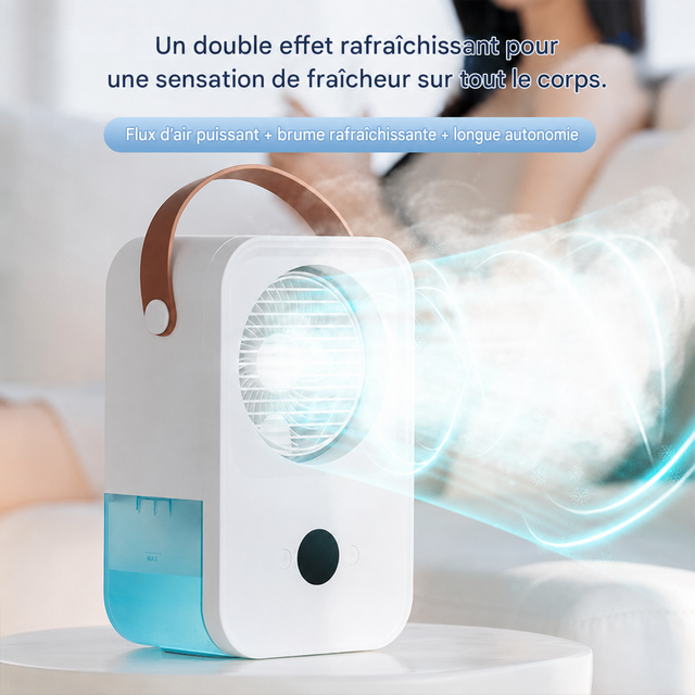 EnergyBoost W5 – brume rafraîchissante et autonomie