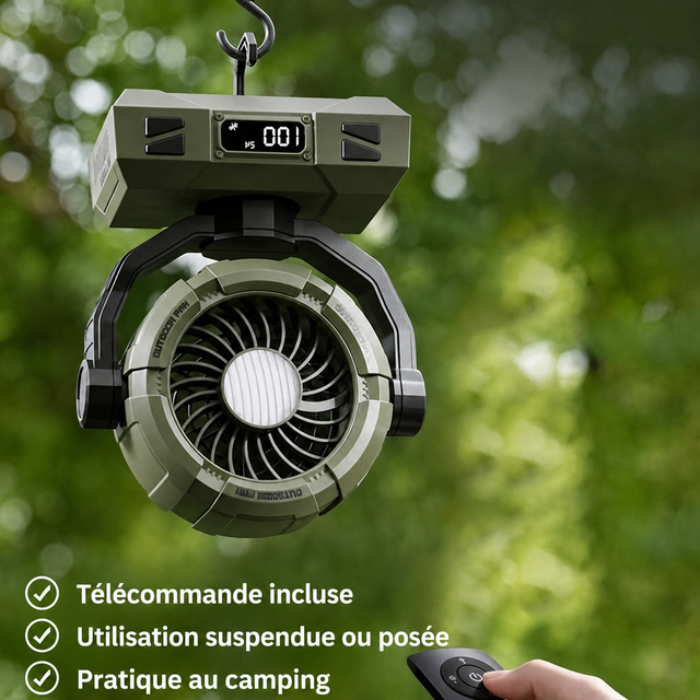 Ventilateur W8 suspendu avec télécommande